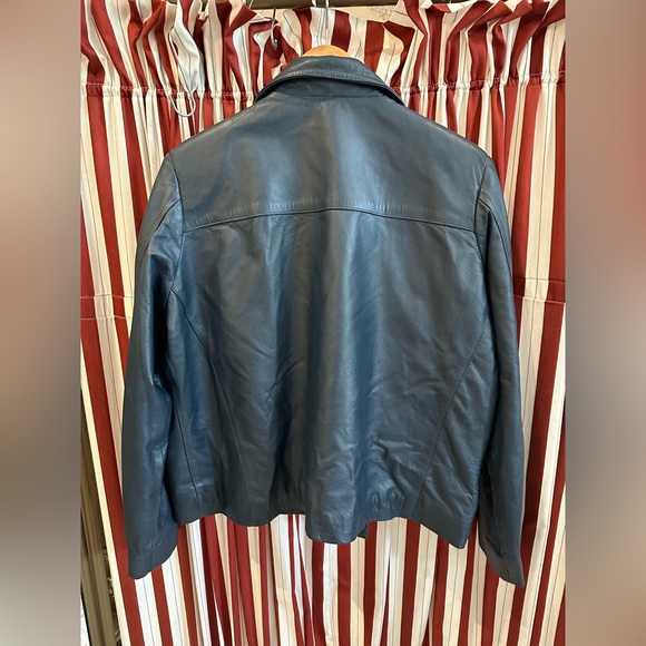 Dormeuil 💯% leather zip up jacket - Picture 5 of 7